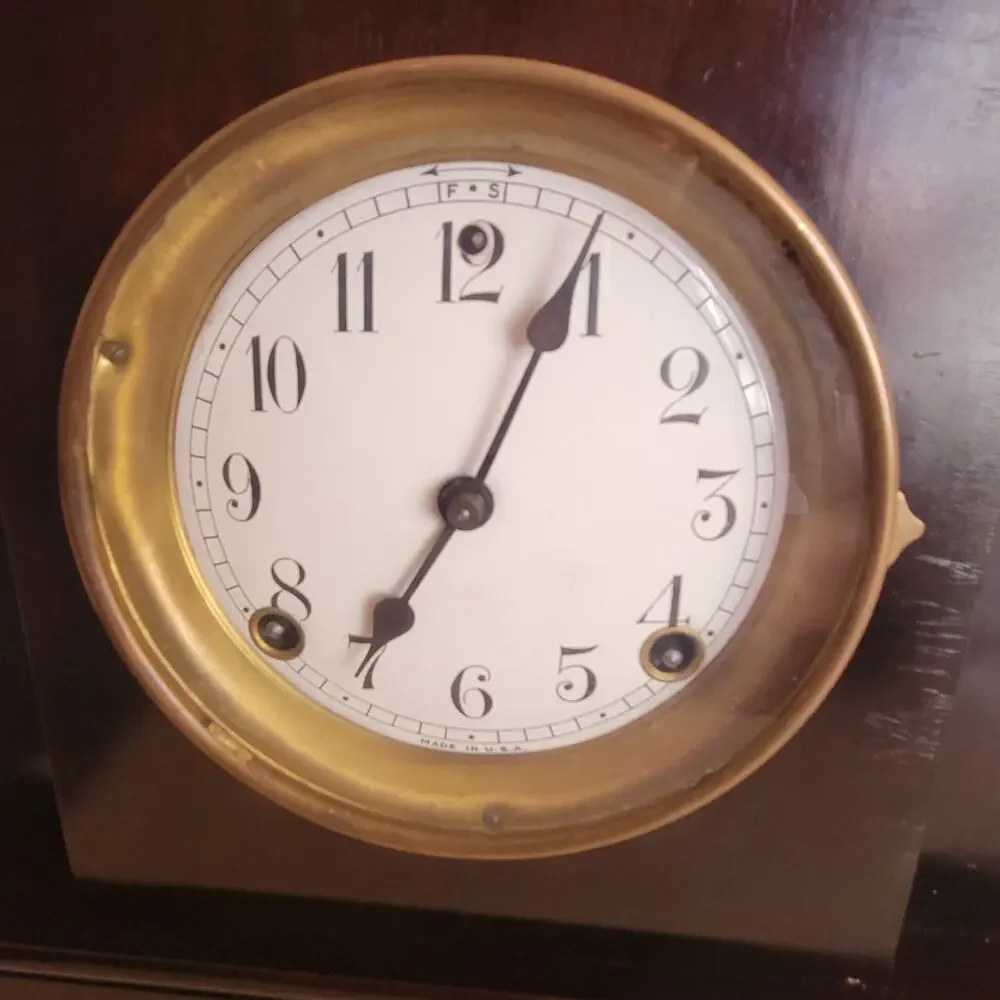 Antique Vintage Sessions 8 Day Time and Strike Mantle Clock